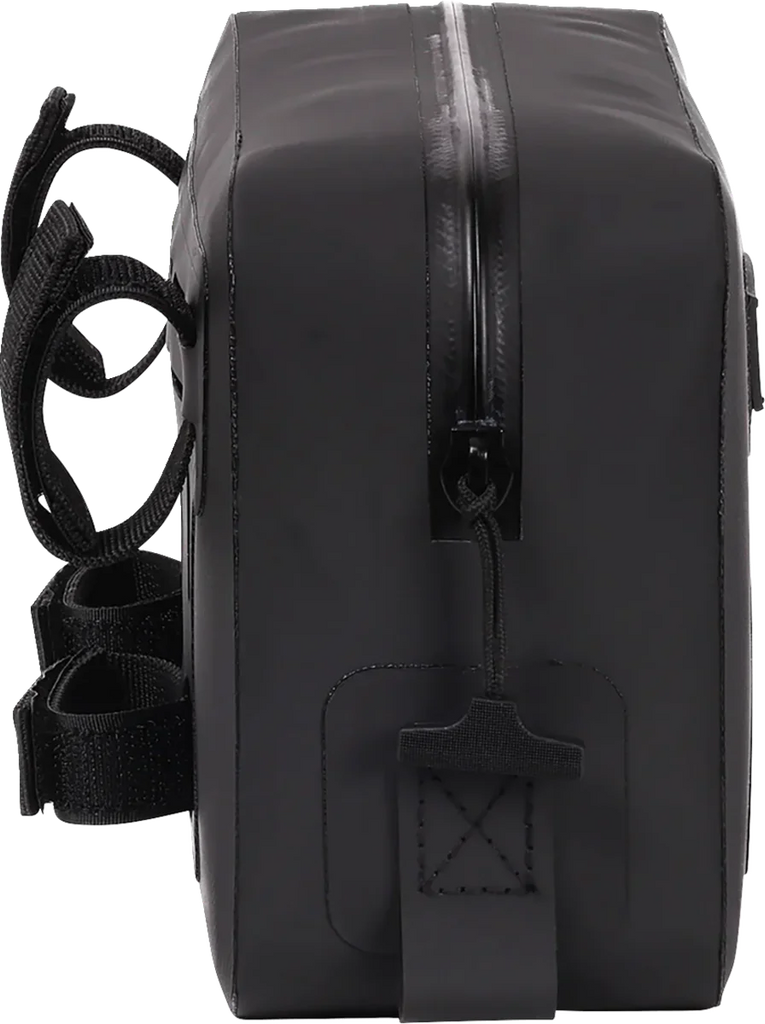 Thrashin Supply Co. Handlebar Bag - Black - Waterproof - Back View