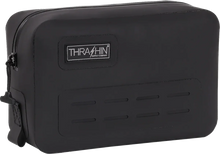 Load image into Gallery viewer, Thrashin Supply Co. Handlebar Bag - Black - Waterproof - Installation View