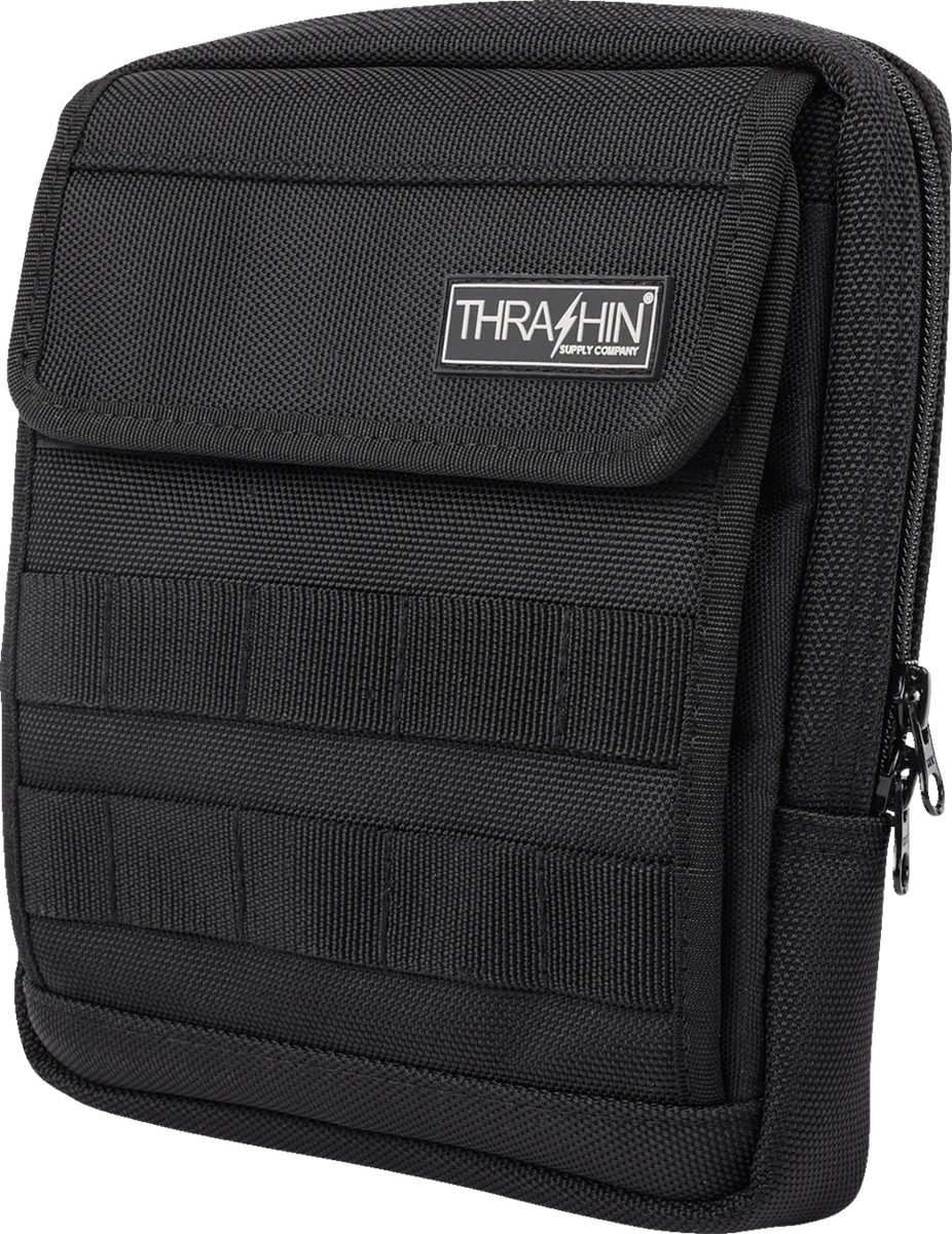 Thrashin Supply Co. Handlebar Bag - Slim - Black - Side View
