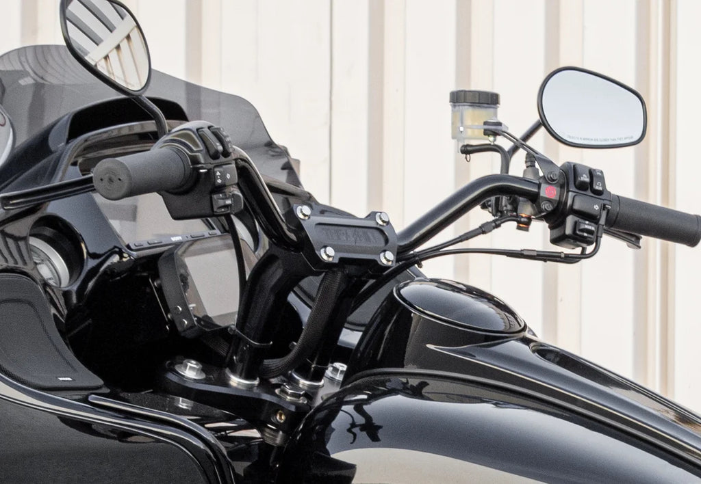 Thrashin Supply Co. Handlebar - High Bend - Black - Side View
