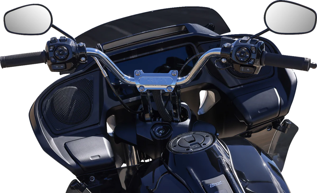 Thrashin Supply Co. Handlebar - High Bend - Chrome - Side View