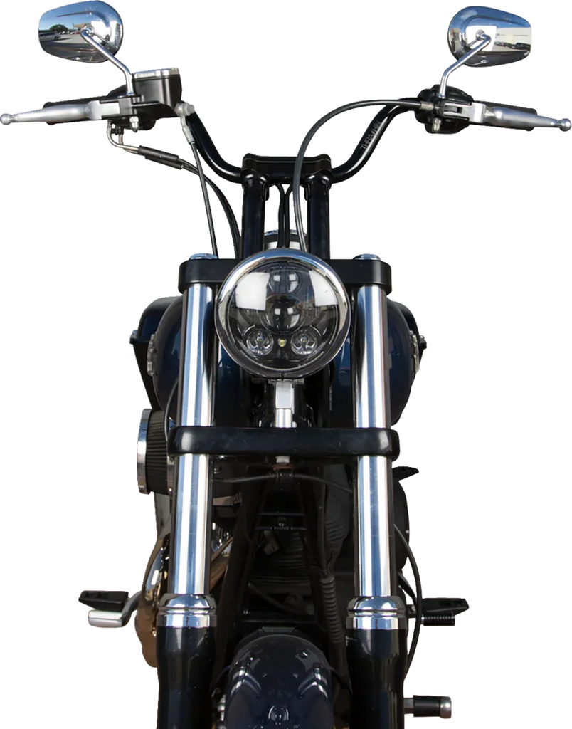 Thrashin Supply Co. Handlebar - High Bend - Chrome - Installation View