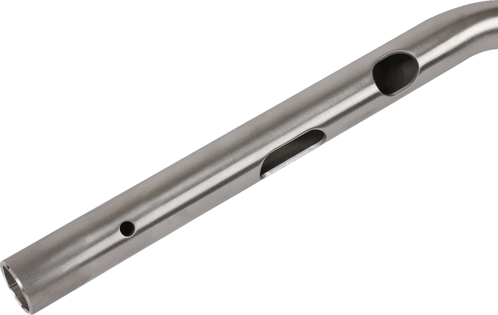 Thrashin Supply Co. Handlebar - Mid Bend - Stainless Steel - Side View
