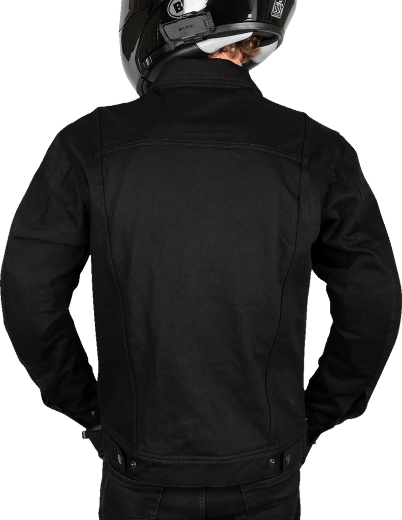 Thrashin Supply Co. Highway v2 Denim Riding Jacket - Black - 2XL - Side View