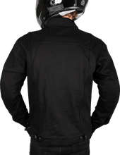 Load image into Gallery viewer, Thrashin Supply Co. Highway v2 Denim Riding Jacket - Black - 2XL - Side View
