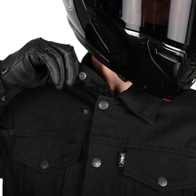 Load image into Gallery viewer, Thrashin Supply Co. Highway v2 Denim Riding Jacket - Black - 2XL - Additional View 6