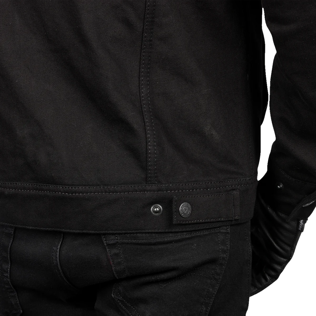Thrashin Supply Co. Highway v2 Denim Riding Jacket - Black - 2XL - Additional View 8