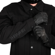 Load image into Gallery viewer, Thrashin Supply Co. Highway v2 Denim Riding Jacket - Black - 2XL - Additional View 9