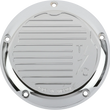 Load image into Gallery viewer, Thrashin Supply Co. M8 - Derby Cover Finned - Chrome - Main Product View