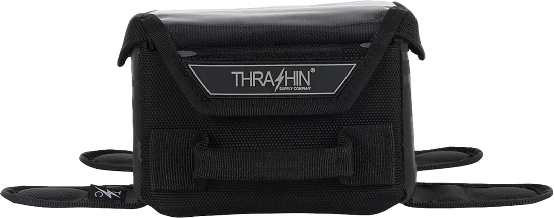 Thrashin Supply Co. Magnetic Tank Bag - 3.5L - Black - Side View