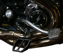 Load image into Gallery viewer, Thrashin Supply Co. Militant Footpegs - Black - Dyna - Side View