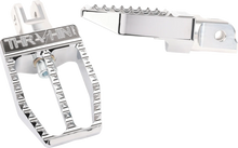 Load image into Gallery viewer, Thrashin Supply Co. Militant Footpegs - Front - Chrome - Main Product View