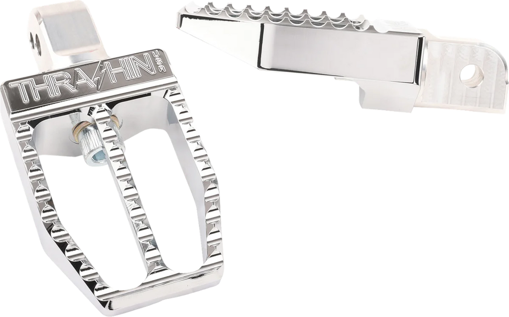 Thrashin Supply Co. Militant Footpegs - Rear - Chrome - Main Product View