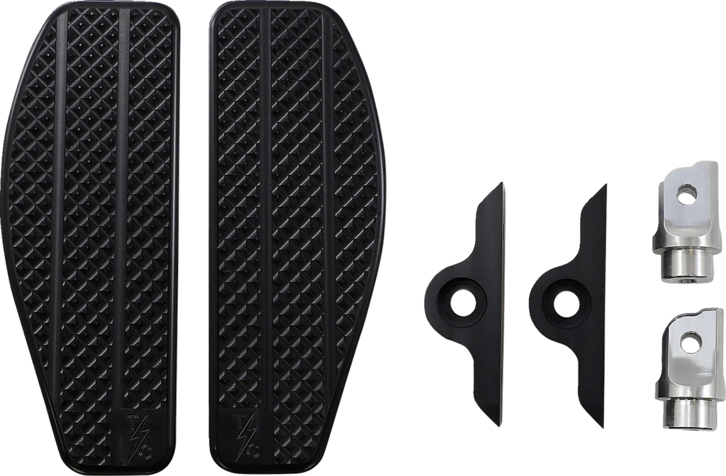 Thrashin Supply Co. Mini Floorboards - Black - Main Product View