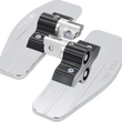 Load image into Gallery viewer, Thrashin Supply Co. Mini Floorboards - Chrome - Back View