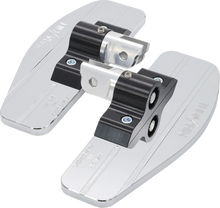 Load image into Gallery viewer, Thrashin Supply Co. Mini Floorboards - Chrome - Back View