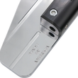 Load image into Gallery viewer, Thrashin Supply Co. Mini Floorboards - Passenger - Chrome - Back View