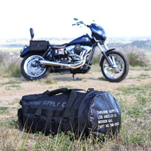 Load image into Gallery viewer, Thrashin Supply Co. Mission Duffel Bag - Black - Installation View