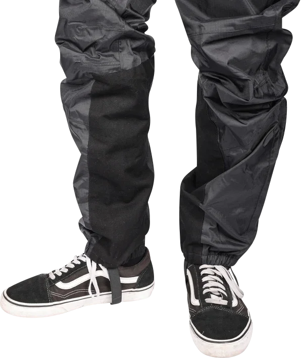 Thrashin Supply Co. Mission Rain Pants - Black - 2XL/3XL - Back View