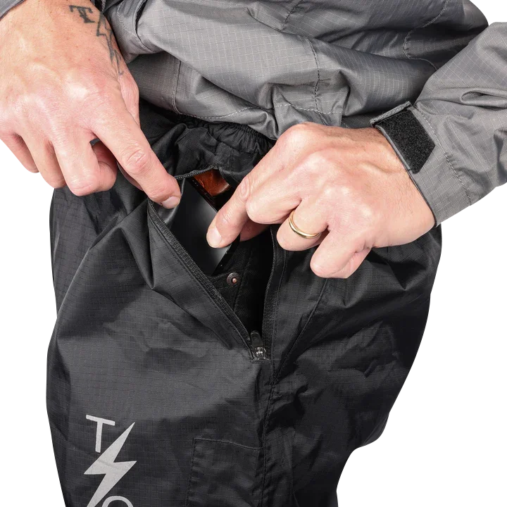 Thrashin Supply Co. Mission Rain Pants - Black - 2XL/3XL - Additional View 6