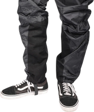 Load image into Gallery viewer, Thrashin Supply Co. Mission Rain Pants - Black - S/M - Back View