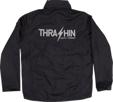 Load image into Gallery viewer, Thrashin Supply Co. Mission WP Rain Jacket - Black - Large - Side View