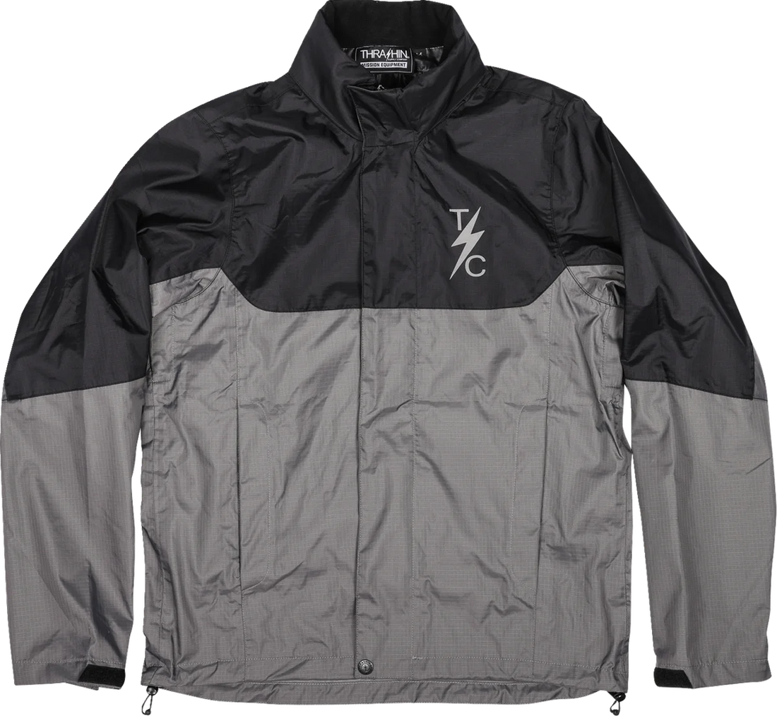 Thrashin Supply Co. Mission WP Rain Jacket - Black - XL - Additional View 5