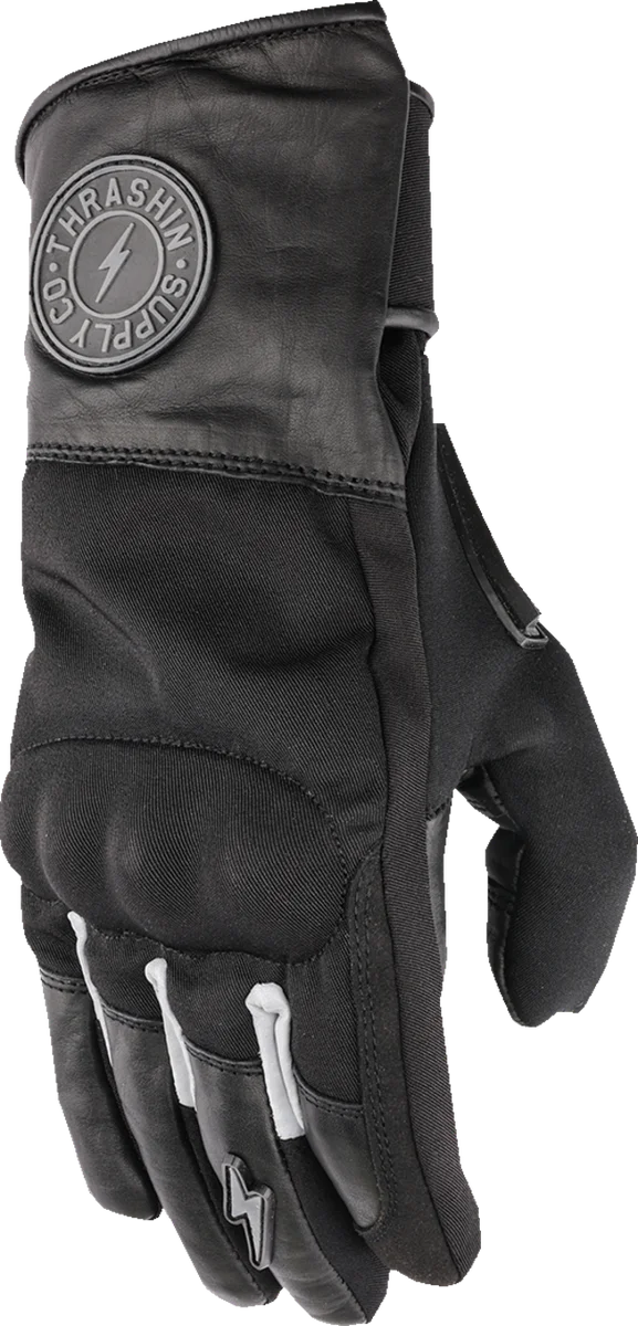 Thrashin Supply Co. Mission Waterproof Gloves - Black - Medium - Side View