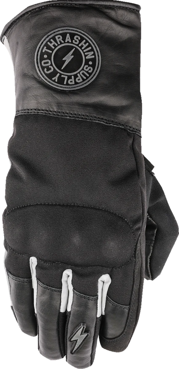 Thrashin Supply Co. Mission Waterproof Gloves - Black - Medium - Back View