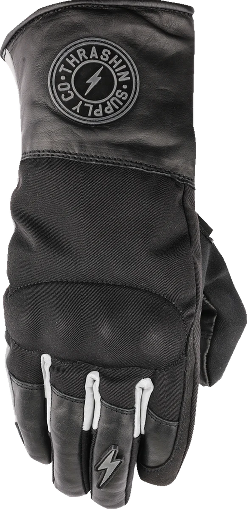 Thrashin Supply Co. Mission Waterproof Gloves - Black - XL - Back View