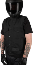 Load image into Gallery viewer, Thrashin Supply Co. Nightrider v2 Riding Vest - Black - 3XL - Main Product View