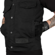 Load image into Gallery viewer, Thrashin Supply Co. Nightrider v2 Riding Vest - Black - 3XL - Back View
