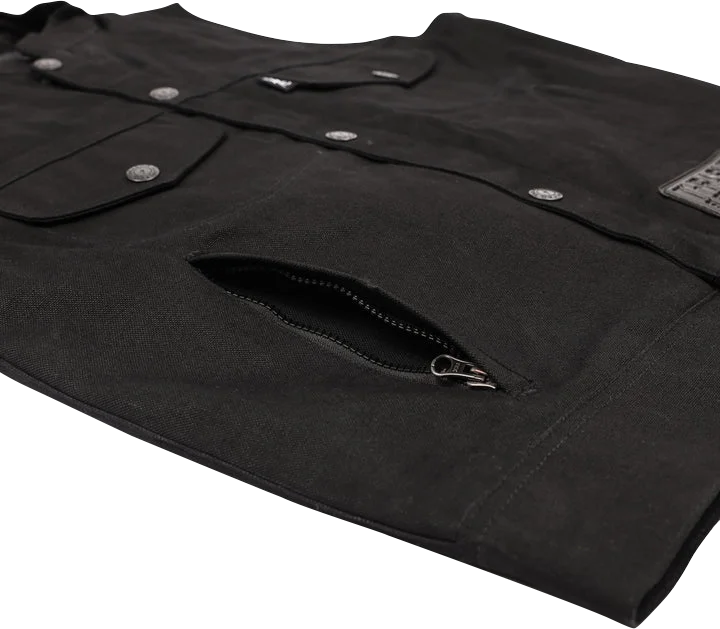 Thrashin Supply Co. Nightrider v2 Riding Vest - Black - 3XL - Installation View