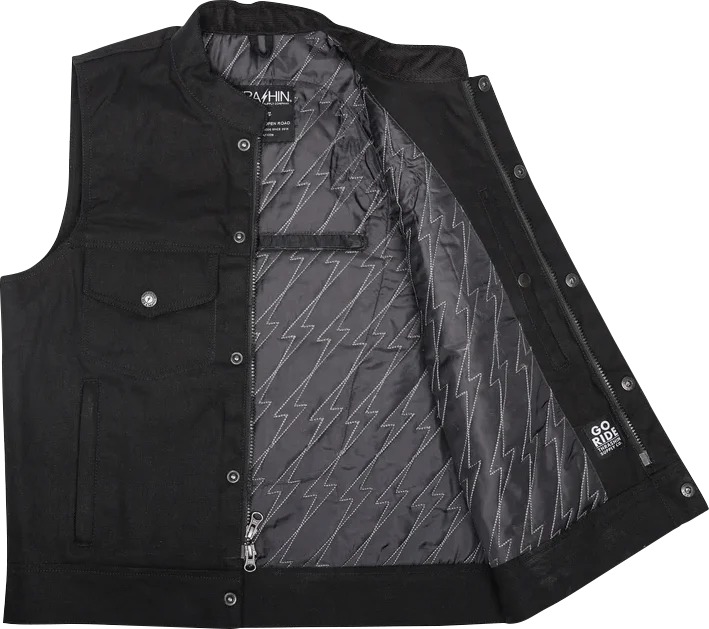 Thrashin Supply Co. Nightrider v2 Riding Vest - Black - 3XL - Additional View 5