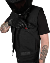 Load image into Gallery viewer, Thrashin Supply Co. Nightrider v2 Riding Vest - Black - 3XL - Additional View 8