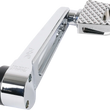 Load image into Gallery viewer, Thrashin Supply Co. P-54 Adjustable Brake Arm Pedal - Chrome - Back View