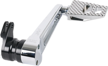 Load image into Gallery viewer, Thrashin Supply Co. P-54 Adjustable Brake Arm Pedal - Chrome - Back View