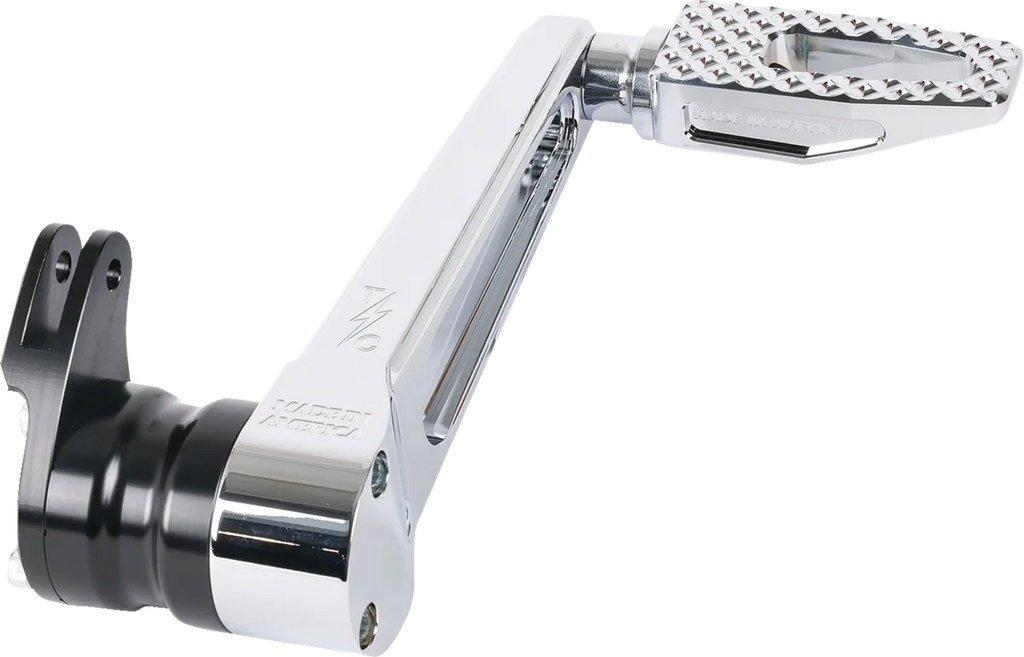 Thrashin Supply Co. P-54 Adjustable Brake Arm Pedal - Chrome - Installation View