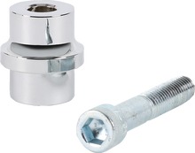 Load image into Gallery viewer, Thrashin Supply Co. P-54 Adjustable Brake Arm Pedal - Chrome - Slim - Back View