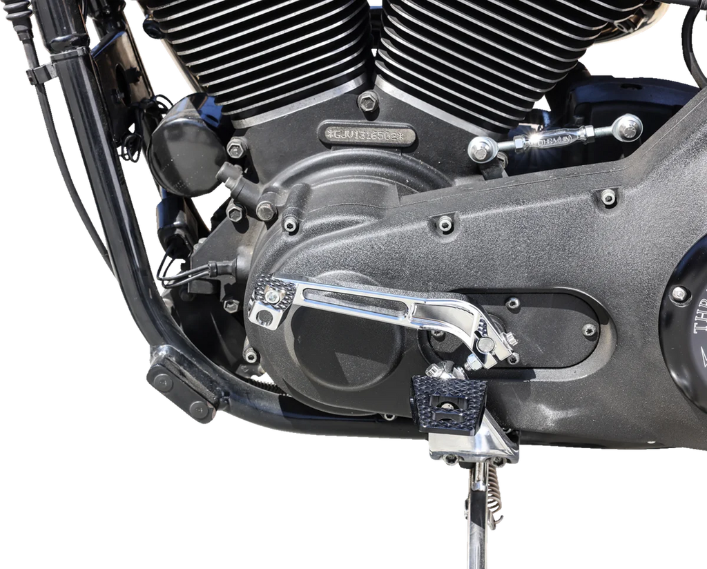 Thrashin Supply Co. P-54 Billet Shifter Peg - Chrome - HD - Installation View