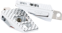 Load image into Gallery viewer, Thrashin Supply Co. P-54 Footpegs - Front - Chrome - Side View