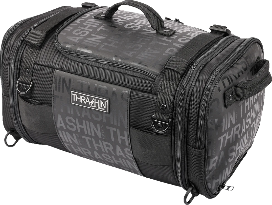Thrashin Supply Co. Passenger Bag - Black - Installation View