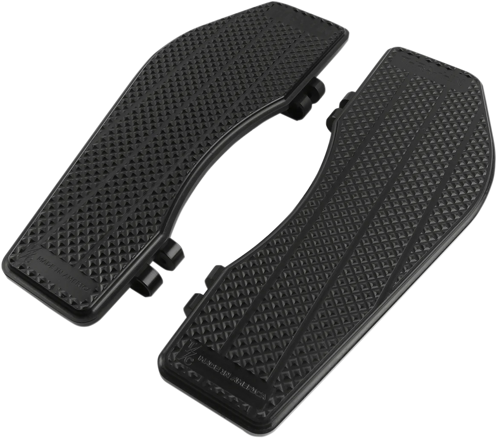 Thrashin Supply Co. Passenger Floorboards - Black - FL - Side View