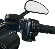 Load image into Gallery viewer, Thrashin Supply Co. Perch Clamps - Clutch/Brake - Black - Side View