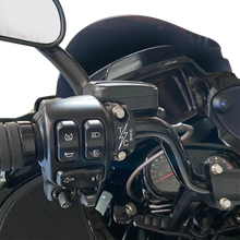 Load image into Gallery viewer, Thrashin Supply Co. Perch Clamps - Clutch/Brake - Twice Cut - Side View