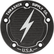 Load image into Gallery viewer, Thrashin Supply Co. Points Cover - Dished - Black - Twin Cam - Main Product View