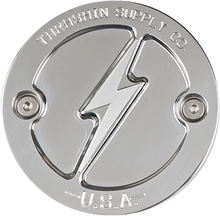 Load image into Gallery viewer, Thrashin Supply Co. Points Cover - Dished - Polished - M8 - Main Product View
