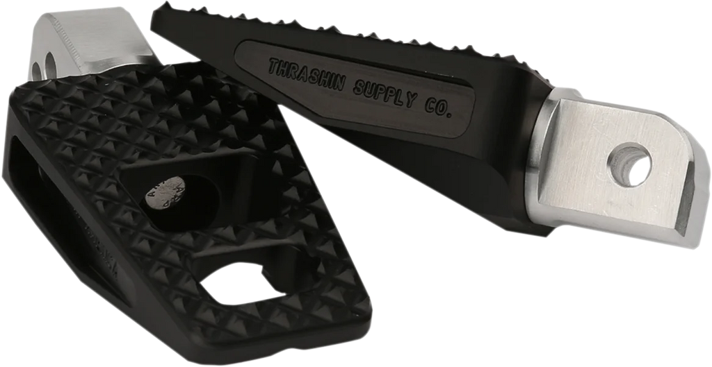 Thrashin Supply Co. Rear P-54 Footpegs - Black - Softail - Main Product View