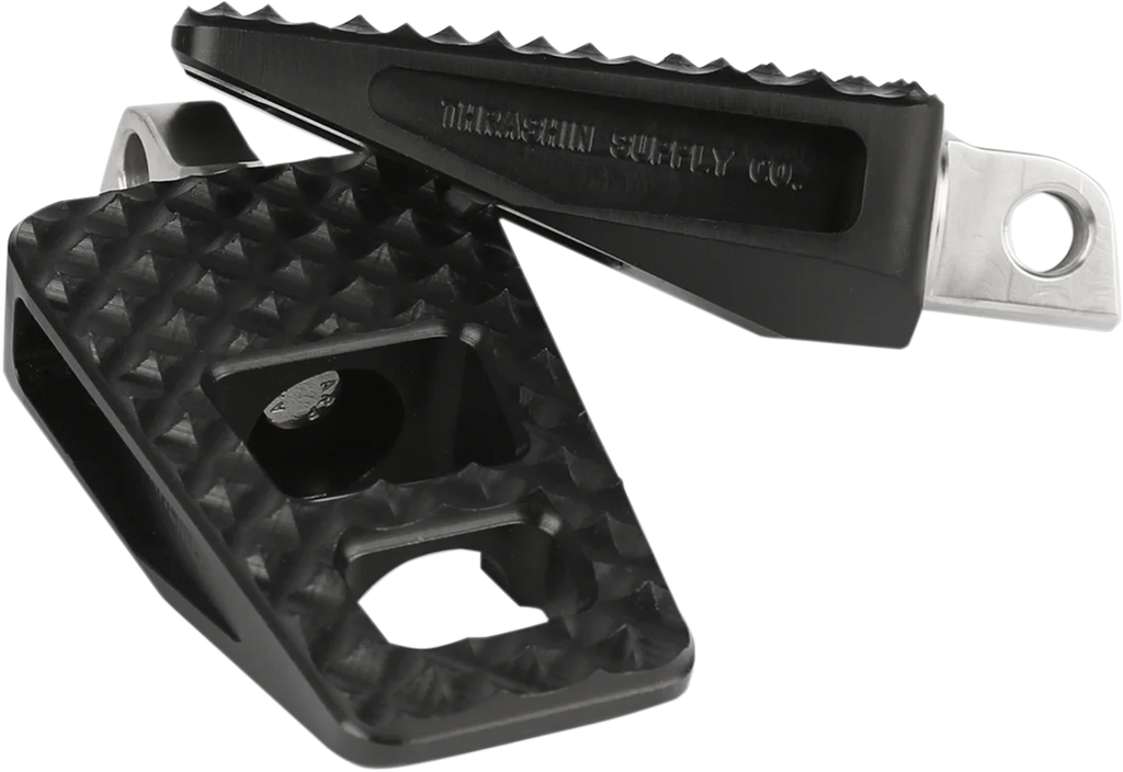Thrashin Supply Co. Rear P-54 Footpegs - Black - Softail - Detail View