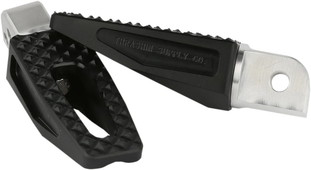 Thrashin Supply Co. Rear P-54 Slim Footpegs - Black - Main Product View